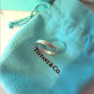 Tiffany & Co. Sterling silver “I love you” ring